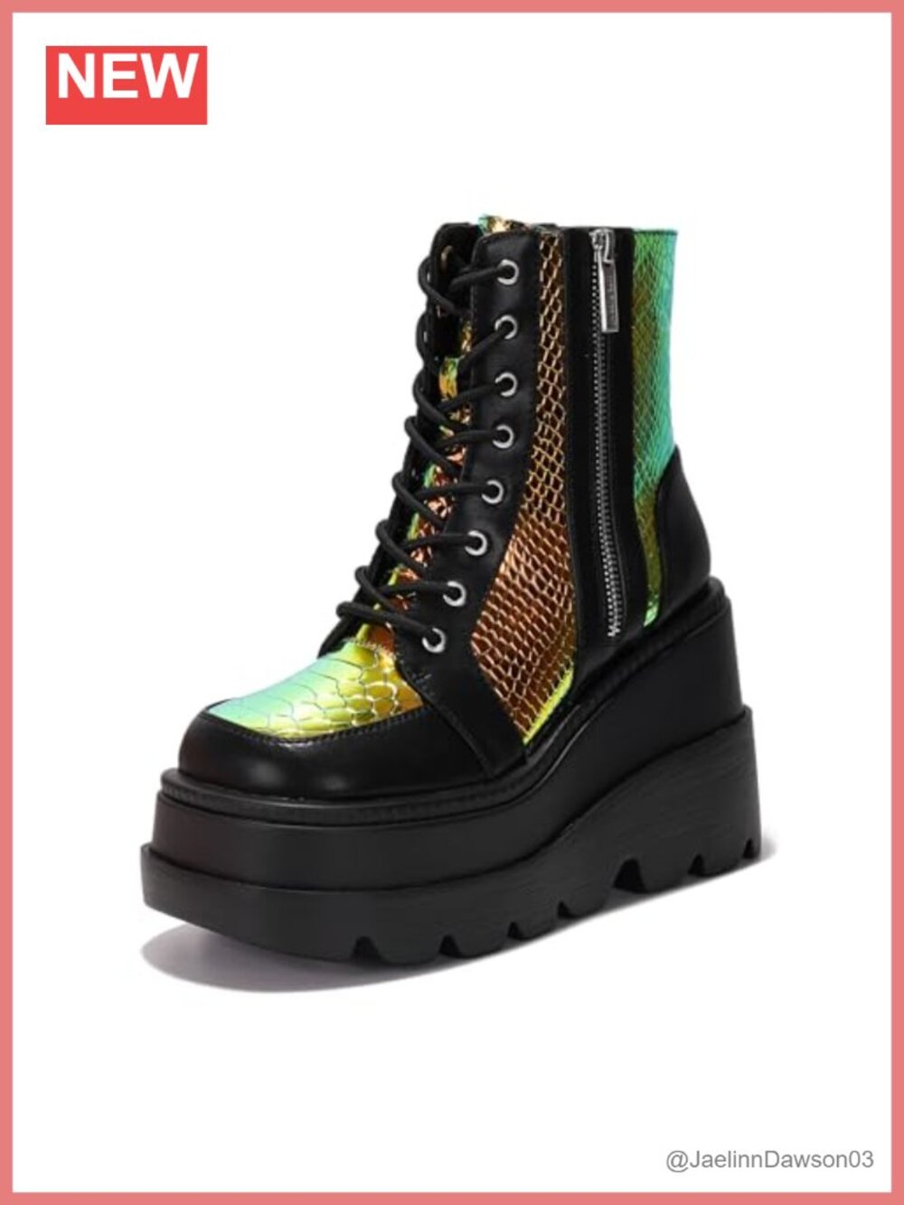 Cape Robbin Women's Platform Ankle Boots Chunky Block Heel